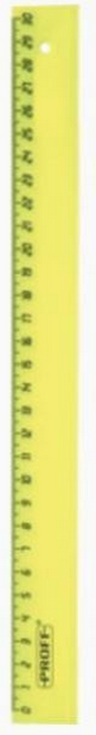 Линейка п/м 30см цветная флюо ПРОФФ Россия...