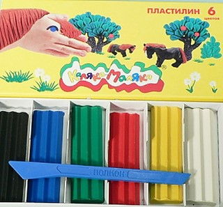 Пластилин  6цв. Каляка-Маляка (Россия)