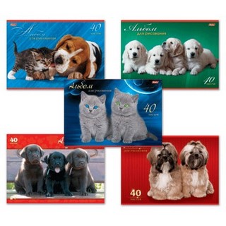 Альбом для рисования 40л.Маленькие друзья ...