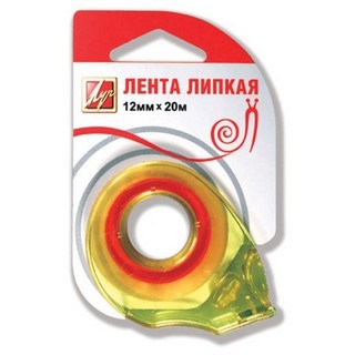 Диспенсер со скотчем 12х20мм ЛУЧ (шт)