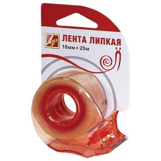 Диспенсер со скотчем 18х20мм ЛУЧ (шт)