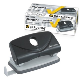 Дырокол BRAUBERG Einkommen, на 10 листов