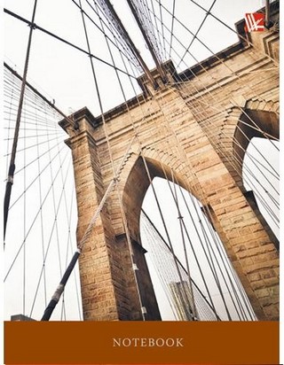 Записная книжка  А6  64л. Мост клетка ЭКСМ...