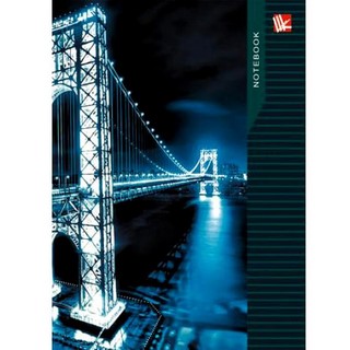 Записная книжка  А6  96л. Ночной мост клет...