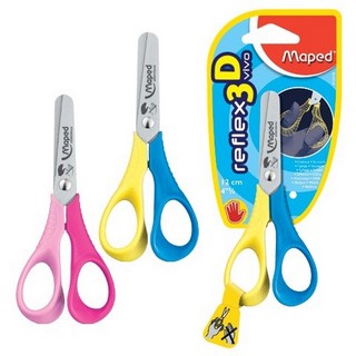 Ножницы 120 мм MAPED для левшей ассорти