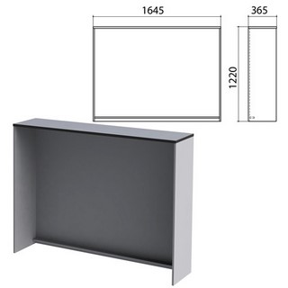 Стойка ресепшн прямая Монолит (ш1645*г360*...