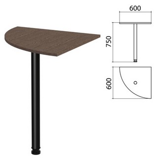 Стол приставной угловой Канц, 600х600х750 ...