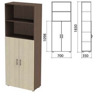Шкаф полузакрытый Канц, 700х350х1830 мм, ц...
