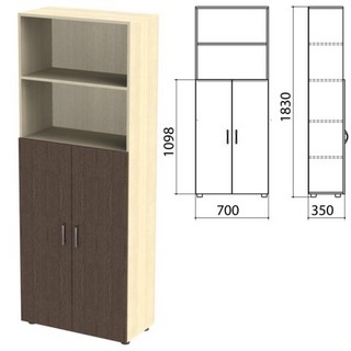 Шкаф полузакрытый Канц, 700х350х1830 мм, ц...