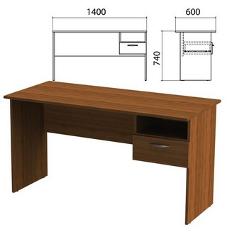 Стол письменный с навесной тумбой Эко, 140...