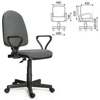 Кресло оператора Престиж с подлокотниками,...