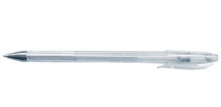 Ручка гелевая  JO Easy серебрянная металли...