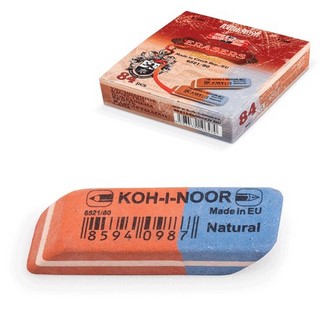 Ластик KOH-I-NOOR 6521/80 красно-синий Чех...