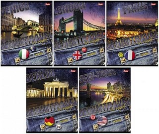 Тетрадь 48л линия Denim Travel ХАТБЕР