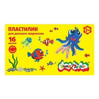 Пластилин 16цв. Каляка-Маляка для детского...