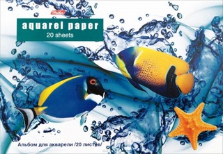 Альбом для рисования 20л. Аквариум Хатбер