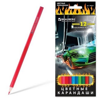 Карандаши цветные BRAUBERG (БРАУБЕРГ) Inst...
