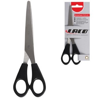 Ножницы LAKO 155мм.черн.арт.801
