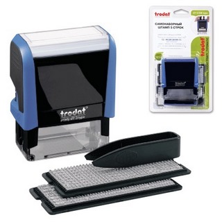 Штамп самонаборный Trodat 4913 5 строк