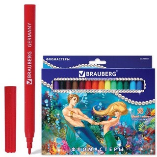 Фломастеры 18 цв Brauberg Морские легенды