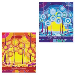 Тетрадь 48л клетка Абстракция BRAUBERG