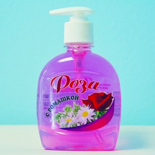 ЖМС РОЗА красное туалетное мыло 0,25л, нас...