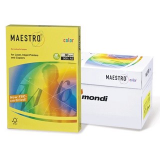 Бумага цветная Maestro 80г/м 500л. солнечн...