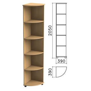Шкаф (стеллаж) угловой Монолит (ш390*г390*...