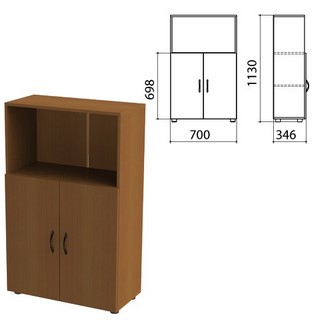 Шкаф полузакрытый Канц, 700х350х1130мм, цв...