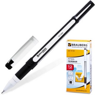 Ручка гелевая Brauberg Contract 0.5мм черн...