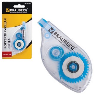 Штрих-лента 5ммх6м BRAUBERG арт.221685