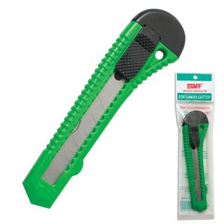 Нож канцелярский большой 18мм STAFF