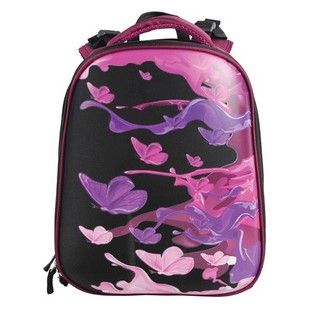 Ранец жесткокаркасный Пурпурный BRAUBERG 3...