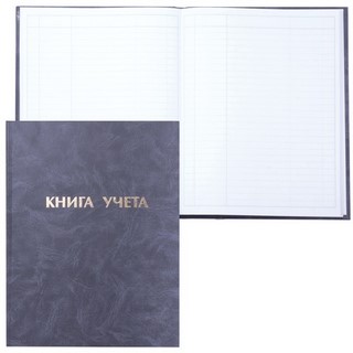 Книга учета 96л. пустографка тв. бумвинил ...