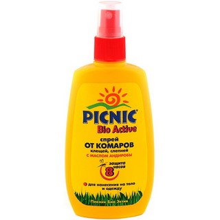 Спрей от комаров, клещей BIO Activ 120 мл