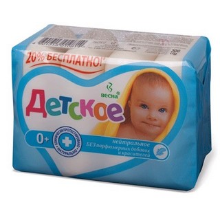 Мыло туалетное Весна. Детское  4шт*75г