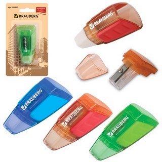 Точилка п/м с контейнером Brauberg Der Gro...