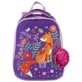 Ранец BRAUBERG PREMIUM, 2 отделения, с бре...