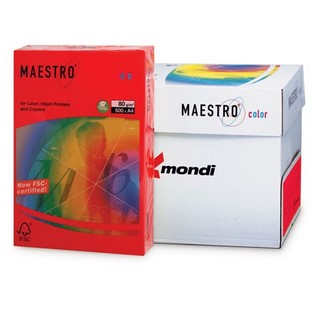 Бумага цветная Maestro 80г/м 500л. коралло...