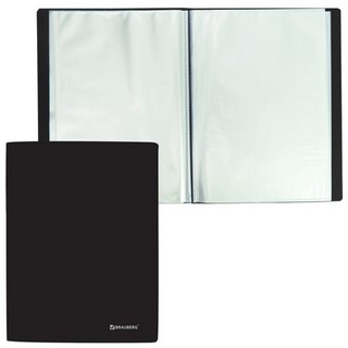 Папка пластиковая с 100 файлами 0,8мм Brau...