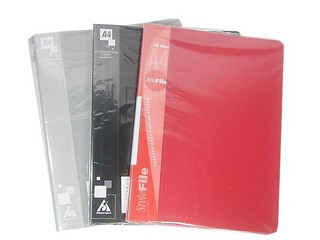 Папка пластиковая с 20 файлами 0,6мм Бюрок...