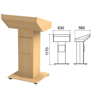 Трибуна напольная Монолит (ш630*г560*в1170...