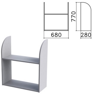 Полка навесная настенная Монолит (ш680*г28...