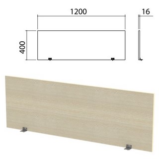 Экран-перегородка Канц 1200х16х400 мм, цве...
