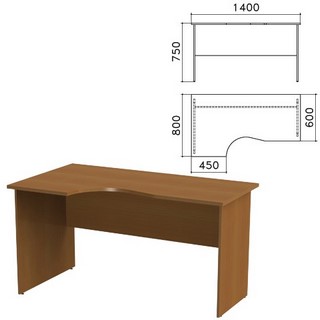Стол письменный эргономичный Канц (ш1400*г...