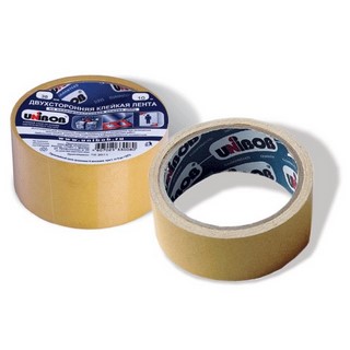 Скотч 38х10 Unibob двухсторонний основа-по...