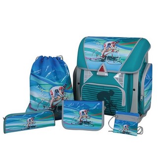 Ранец жесткокаркасный с наполнением, 3 пре...