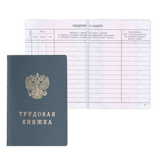 Бланк Трудовая книжка ГОЗНАК (Россия)