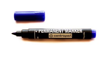 Маркер перманентный скошенный CENTROPEN 2-...