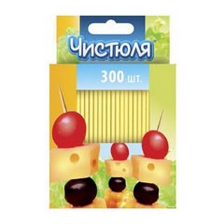 Зубочистки 300шт/уп. картон. коробка Чистю...